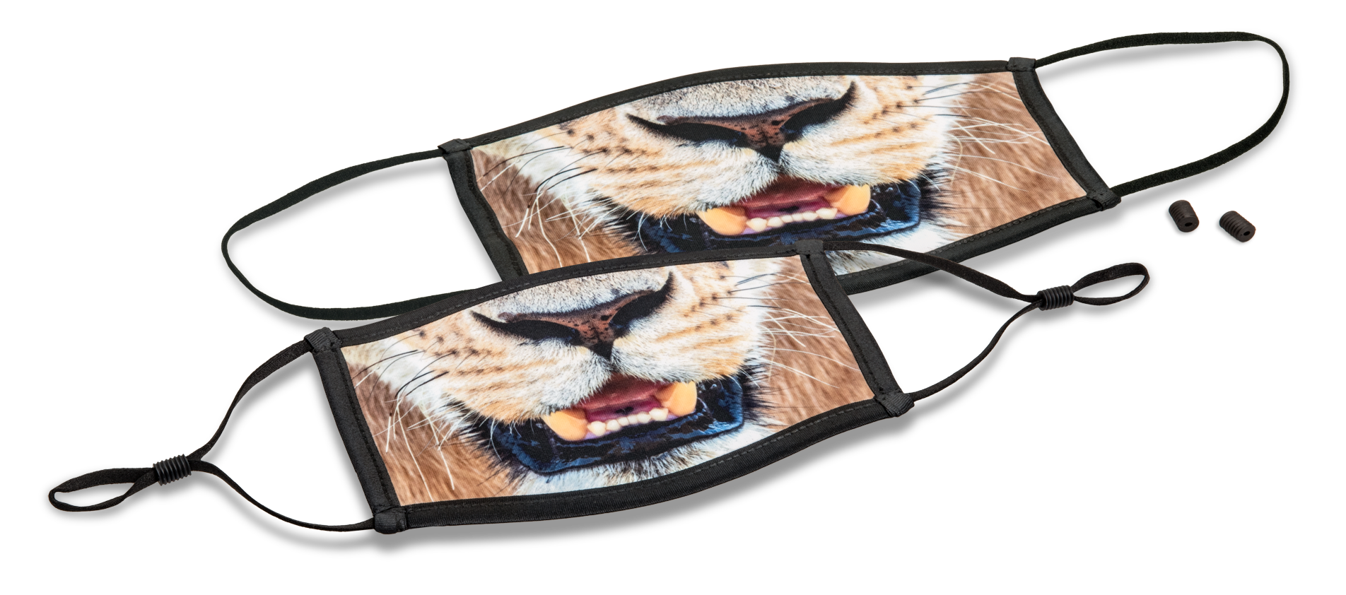 Custom Printed Face Masks are Dye Sublimated and Cotton Lined for Comfort